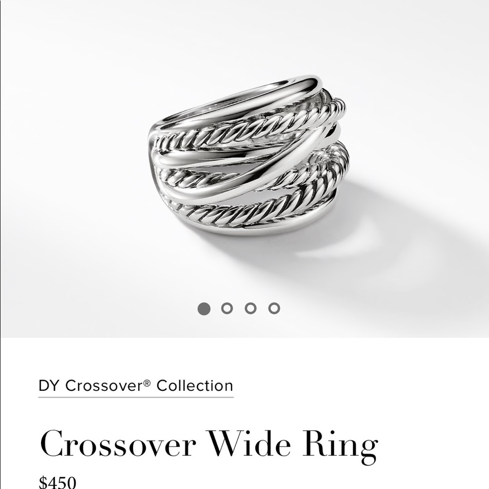 David Yurman Crossover wide ring.